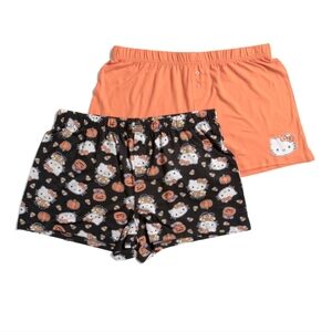 Hello Kitty Halloween Pajama Shorts Set, NWT